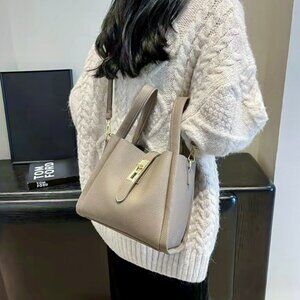 Viral TikTok Crossbody Bag Pebbled Grey